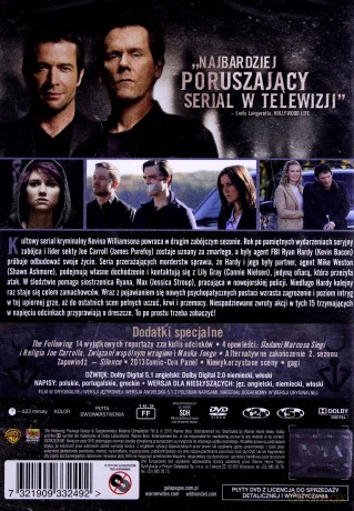 The Following Sezon 2 [4DVD]