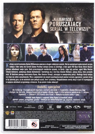 The Following Sezon 2 [4DVD]