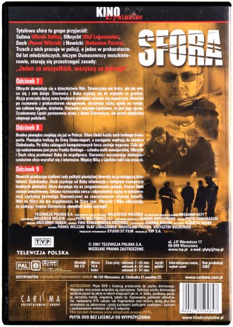 Sfora odcinki 1-9 / Sfora - Bez Litości Pakiet [4DVD]