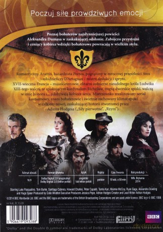 Muszkieterowie sezon 1 (BBC) [3DVD]