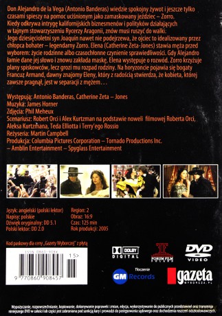 Legenda Zorro (Gazeta Wyborcza) [DVD] 