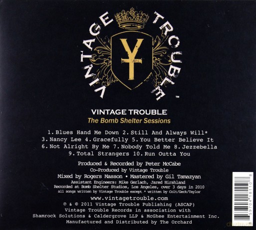 Vintage Trouble: The Bomb Shelter Sessions (bonus MP3) [CD]