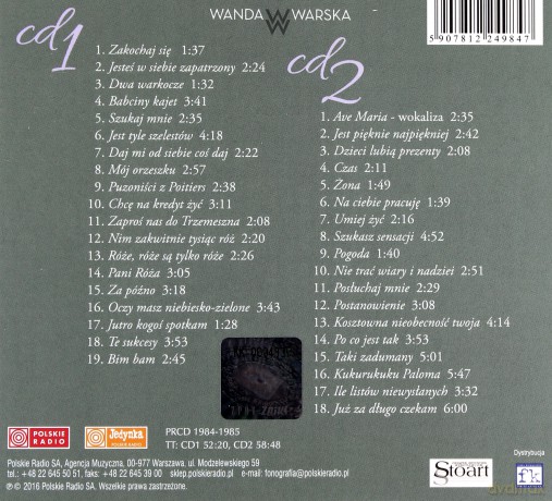 Wanda Warska: Domowe Piosenki [2CD]