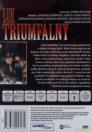 Łuk triumfalny [DVD]
