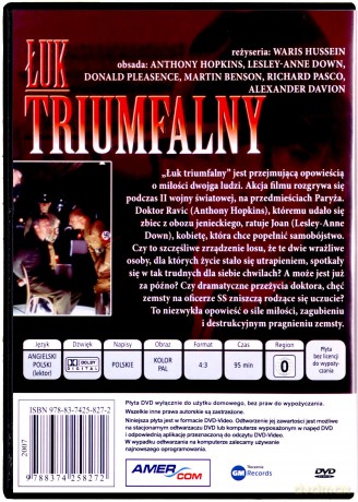 Łuk triumfalny [DVD]