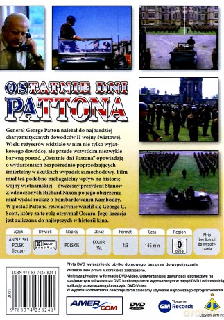 Ostatnie dni Pattona [DVD]