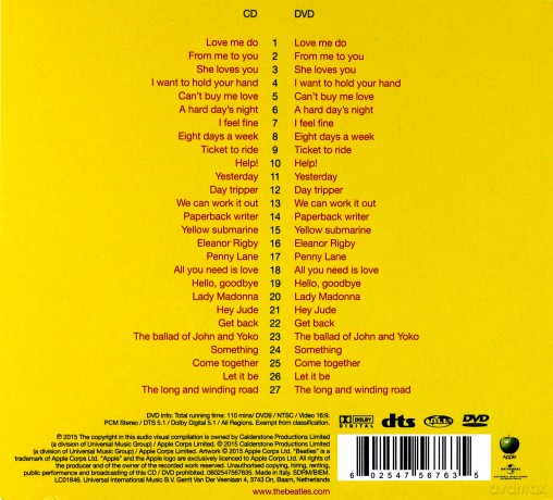 The Beatles: 1 (Limited) [DVD]+[CD]