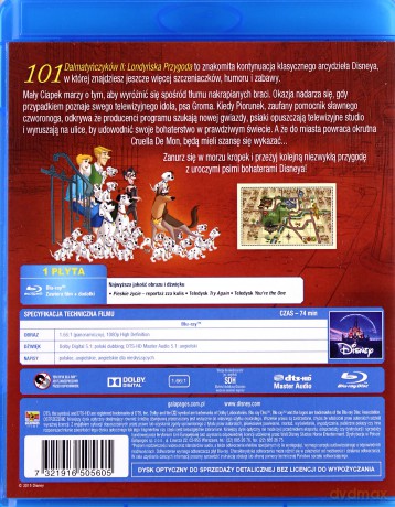101 Dalmatyńczyków 2: Londyńska Przygoda [Blu-Ray]
