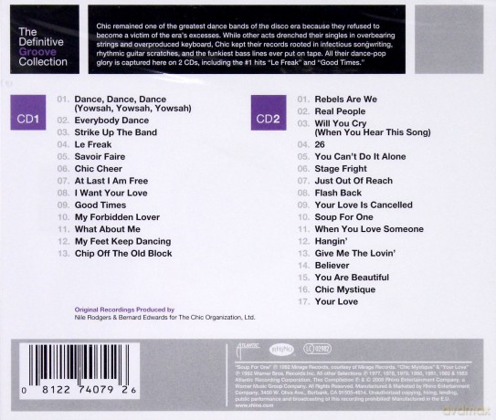 Chic: Definitive Groove: Chic [2CD]