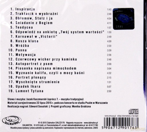 Mateusz Nagorski: Jacek Kaczmarski W Swiecie Basni [CD]