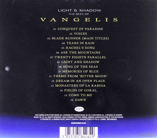 Vangelis: Light And Shadow: The Best Of Vangelis [CD]