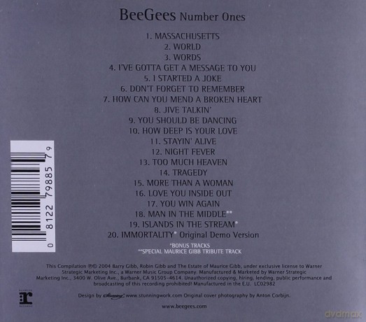 Bee Gees: Number Ones [CD]
