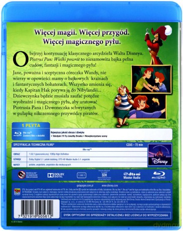 Piotruś Pan: Wielki Powrót [Blu-Ray]