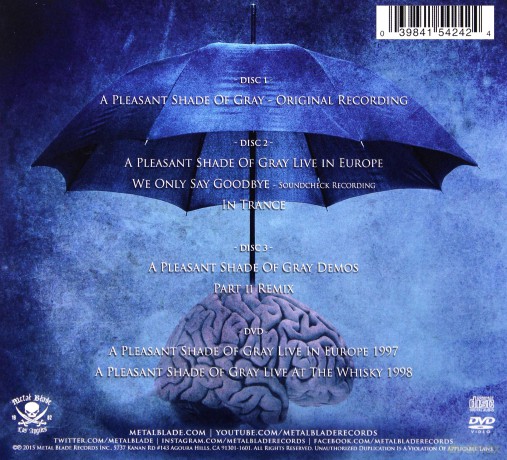 Fates Warning: A Pleasant Shade Of Gray [3CD]+[DVD]