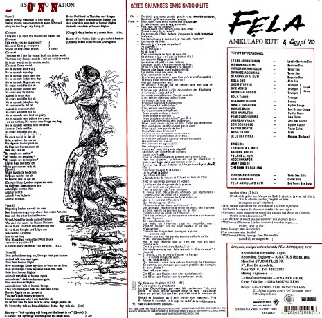 Fela Kuti: Beasts Of No Nation [Winyl]