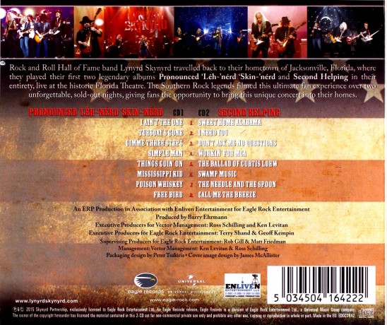 Lynyrd Skynyrd: Live From Jacksonville At The Florida Theatre [2CD]