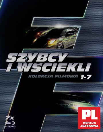 Szybcy i Wściekli 1-7 [BOX] [7Blu-Ray]