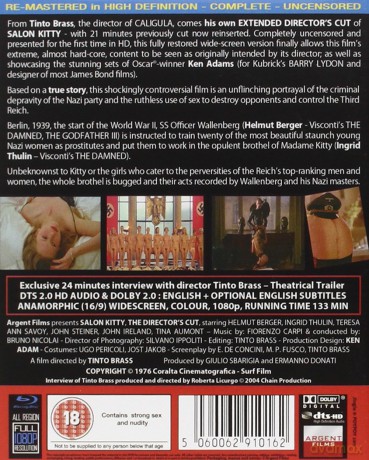 Salon Kitty Complete Extended Director's Cut [Blu-Ray]