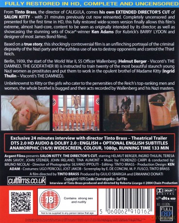 Salon Kitty Complete Extended Director's Cut [Blu-Ray]