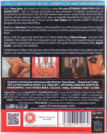 Salon Kitty Complete Extended Director's Cut [Blu-Ray]