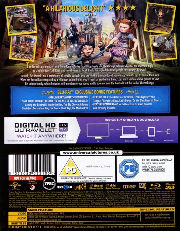 The Boxtrolls (Pudłaki) [Blu-ray 3D]+[Blu-Ray]