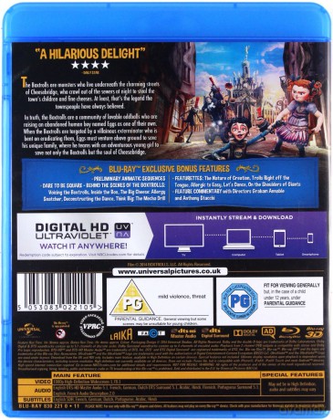 The Boxtrolls (Pudłaki) [Blu-ray 3D]+[Blu-Ray]