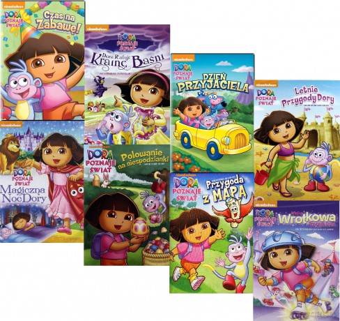 Dora Poznaje Świat. Pakiet [8DVD]