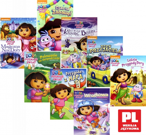 Dora Poznaje Świat. Pakiet [8DVD]