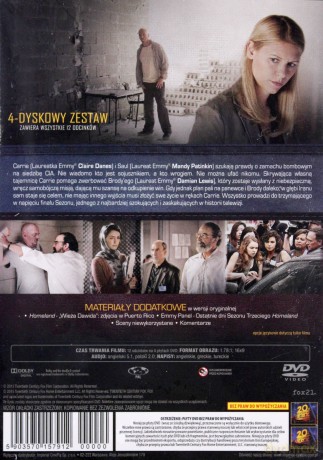 Homeland Sezon 3 [4DVD]