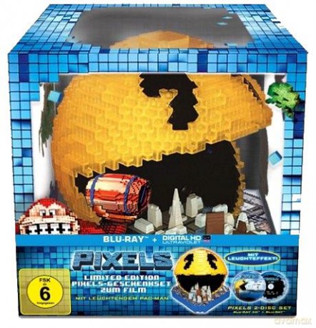 Piksele 3D (wydanie kolekcjonerskie) (Packman City Scape) [Blu-Ray 3D]+[Blu-Ray]