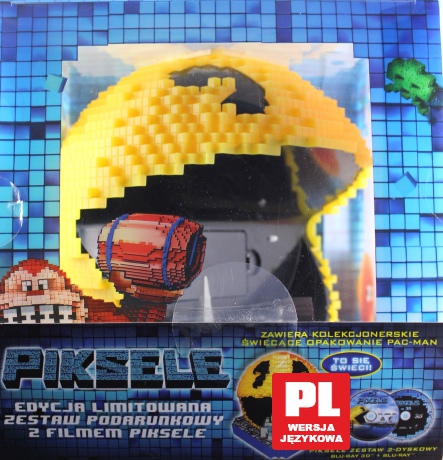 Piksele 3D (wydanie kolekcjonerskie) (Packman City Scape) [Blu-Ray 3D]+[Blu-Ray]