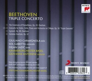 Sol Gabetta: Beethoven: Triple Concerto [CD]