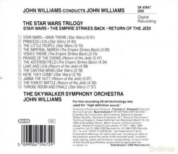 John Williams Conducts The Star Wars Trilogy soundtrack (Gwiezdne Wojny) (John Williams) [CD]