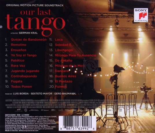 Our Last Tango soundtrack [CD]