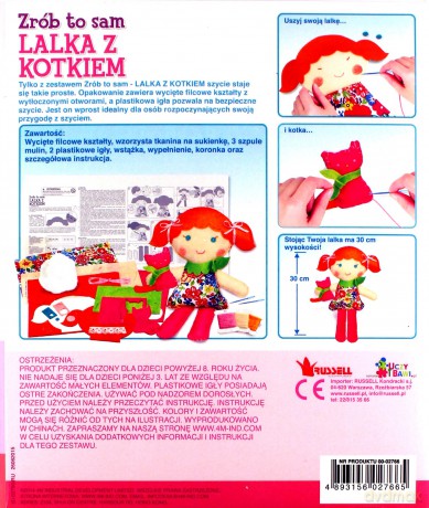 Zrób To Sam - Lalka Z Kotkiem