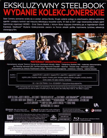007 James Bond Pozdrowienia z Rosji (steelbook) [Blu-Ray]