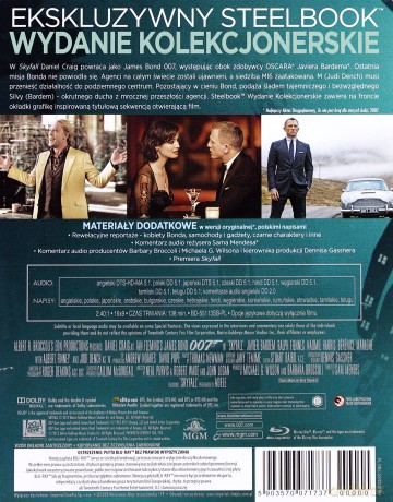 007 James Bond Skyfall (edycja limitowana) (steelbook) [Blu-Ray]