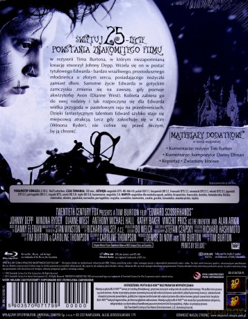 Edward Nożycoręki (steelbook) [Blu-Ray]