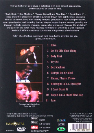 James Brown: Live In Santa Cruz [DVD]