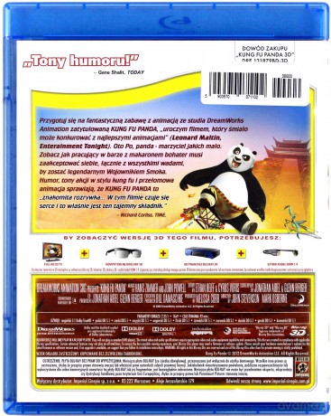 Kung Fu Panda 3D [Blu-Ray 3D]