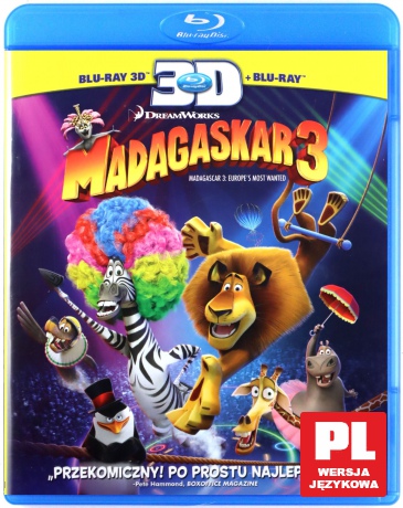 Madagaskar 3 3D [Blu-Ray 3D]+[Blu-Ray]