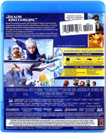 Strażnicy marzeń 3D [Blu-Ray 3D]+[Blu-Ray]