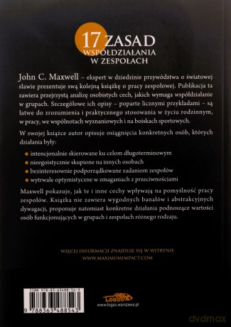 17 zasad współdziałania w zespołach - John C. Maxwell [KSIĄŻKA]