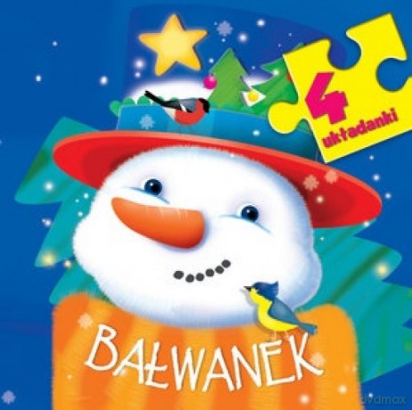 4 układanki - Bałwanek - Anna Wiśniewska [KSIĄŻKA]