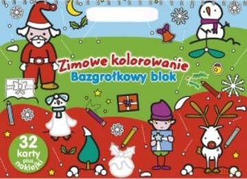 Bazgrołkowy blok. Zimowa zabawa [KSIĄŻKA]