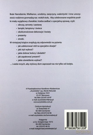 Dekoracje stołów, ozdoby świąteczne [KSIĄŻKA]