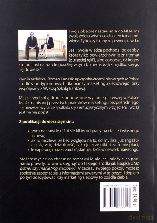 Etat, biznes tradycyjny czy marketing sieciowy - Kamila Molińska, Roman Hadasik [KSIĄŻKA]