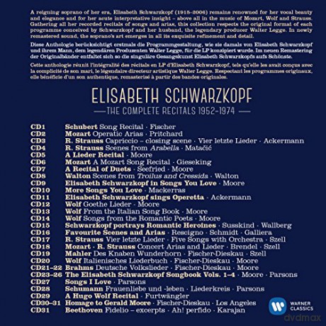 Elisabeth Schwarzkopf: Elisabeth Schwarzkopf: The Recitals [31CD]