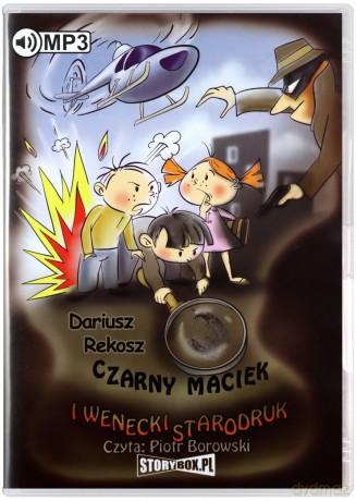 Czarny Maciek i wenecki starodruk - Dariusz Rekosz [AUDIOBOOK][CD-MP3]