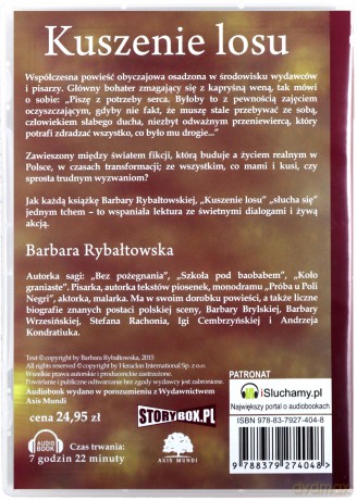 Kuszenie losu - Barbara Rybałtowska [AUDIOBOOK][CD-MP3]